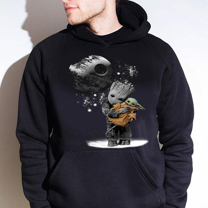 Baby Groot Hug Baby Yoda Death Stars Wars t-shirt hoodie