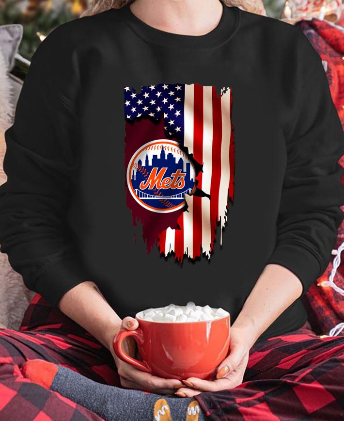 MLB Mashup American Flag New York Mets t-shirt sweatshirt