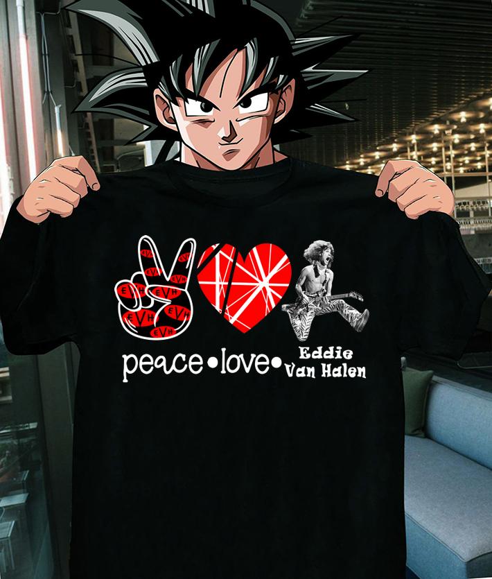 Peace love RIP Eddie Van Halen t-shirt shirt