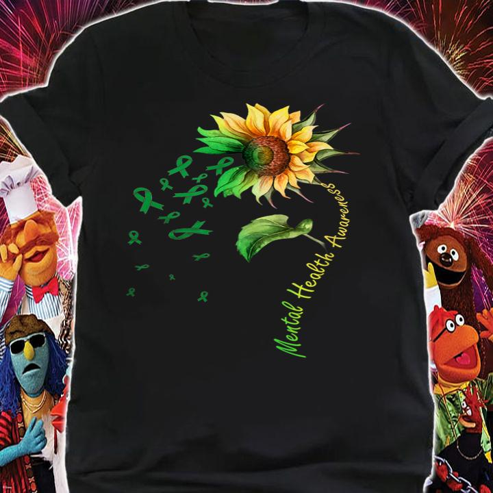 Mental Health Awareness Sunflower t-shirt shirt