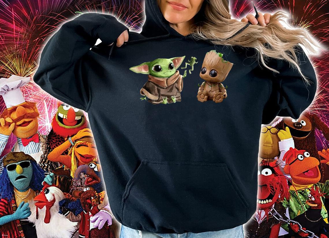 Baby Yoda frog Baby Groot t-shirt hoodie