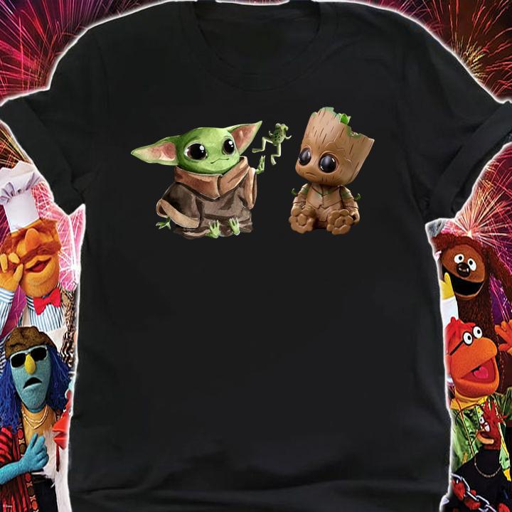 Baby Yoda frog Baby Groot t-shirt shirt