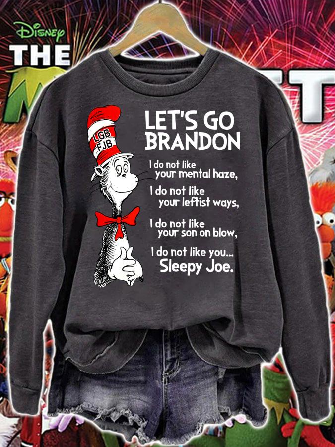 Dr. Seuss LGB FJB Let's Go Brandon Fuck Joe Biden t-shirt sweatshirt