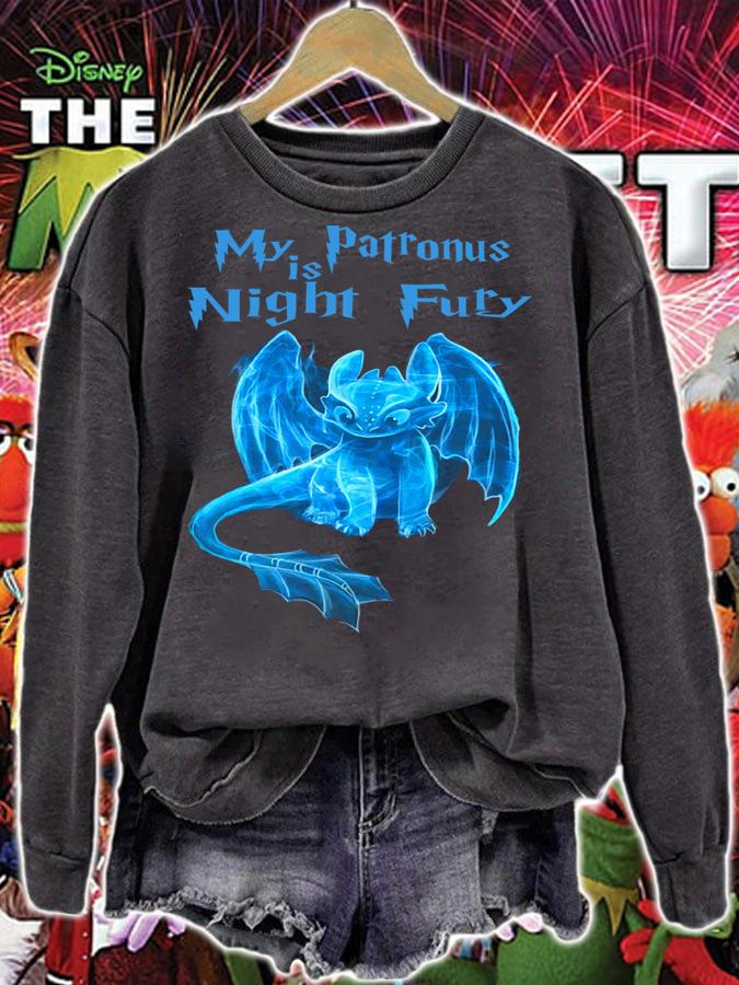My Patronus Is Night Fury Toothless t-shirt sweatshirt