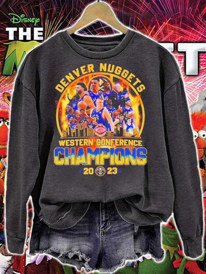 Dever Nuggets Western Coference Champions 2023 t-shirt sweatshirt