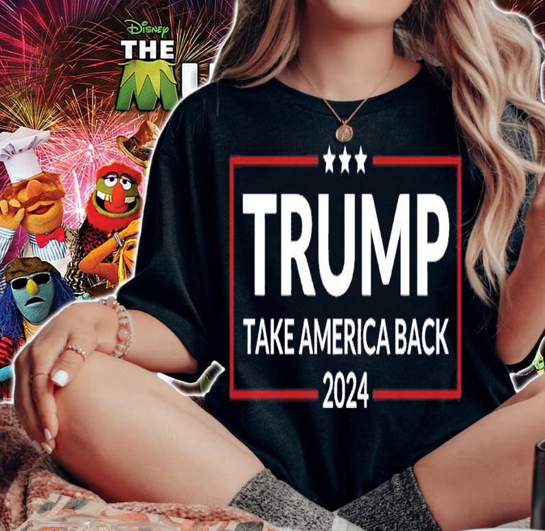 Donald Trump 2024 take America back t-shirt woman shirt