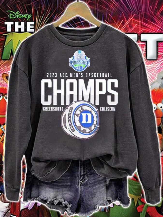Duke Blue Devils 2023 ACC Men's Basketball Champions t-shirt sweatshirt