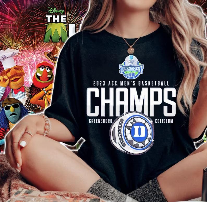 Duke Blue Devils 2023 ACC Men's Basketball Champions t-shirt woman shirt