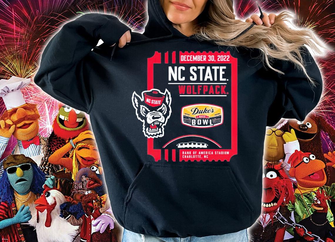 2022 Duke's Mayo Bowl North Carolina State Wolfpack Decemer 30 2022 Bank of America Stadium shirt t-shirt hoodie