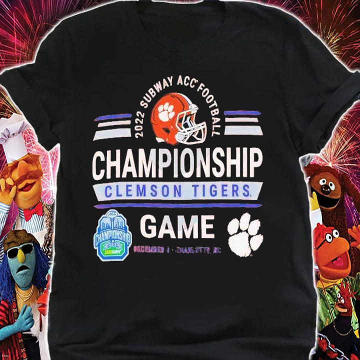 2022 Subway ACC Football Championship Clemson Tigers Game shirt t-shirt shirt