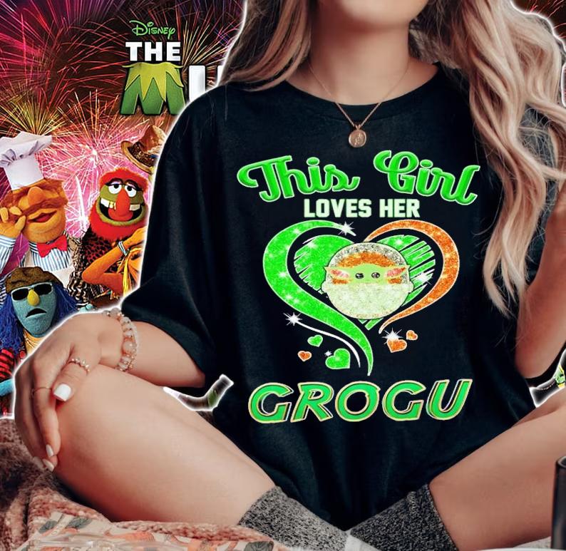 Baby Yoda this girl loves her grogu shirt t-shirt woman shirt