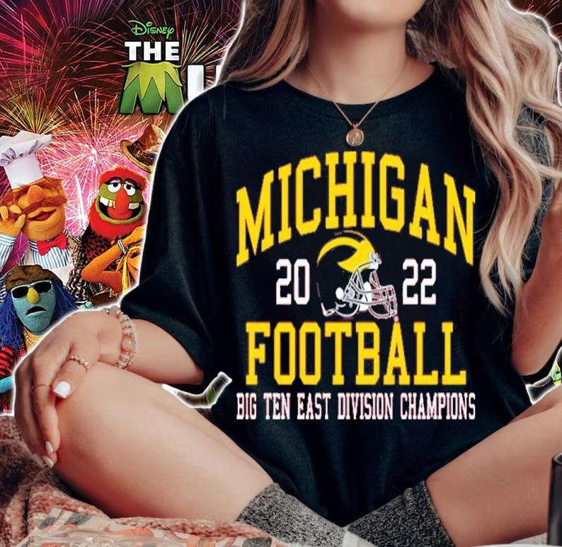 Champion University Of Michigan Football Big Ten East Champions 2022 Shirt t-shirt woman shirt