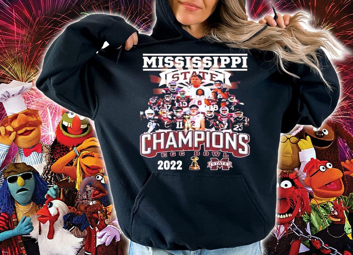 Egg Bowl Mississippi State Bulldogs Champions 2022 Shirt t-shirt hoodie
