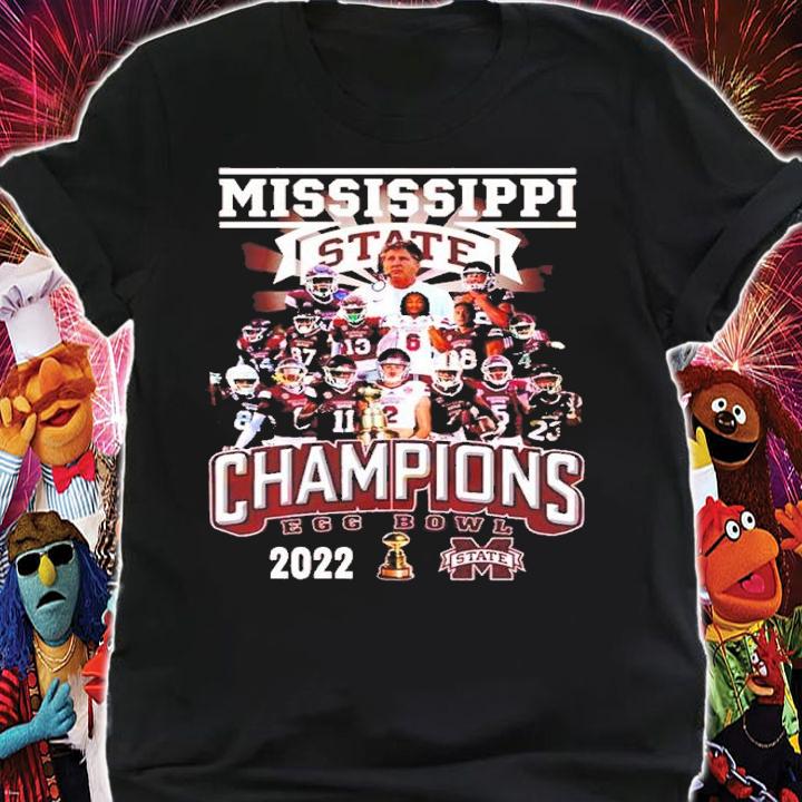Egg Bowl Mississippi State Bulldogs Champions 2022 Shirt t-shirt shirt
