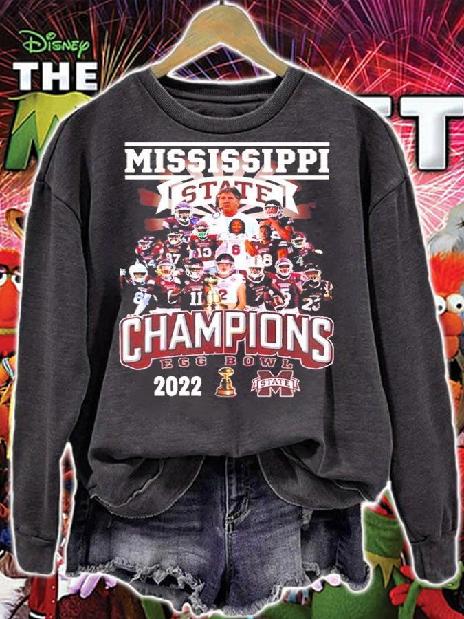 Egg Bowl Mississippi State Bulldogs Champions 2022 Shirt t-shirt sweatshirt