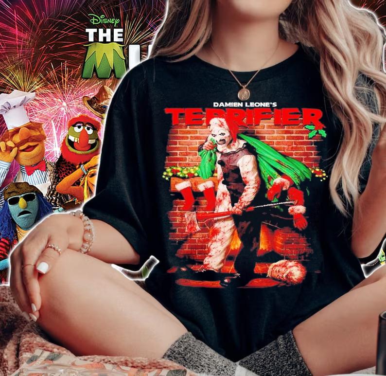 Hours Of Terror Limited Edition Terrifier Art Claus shirt t-shirt woman shirt