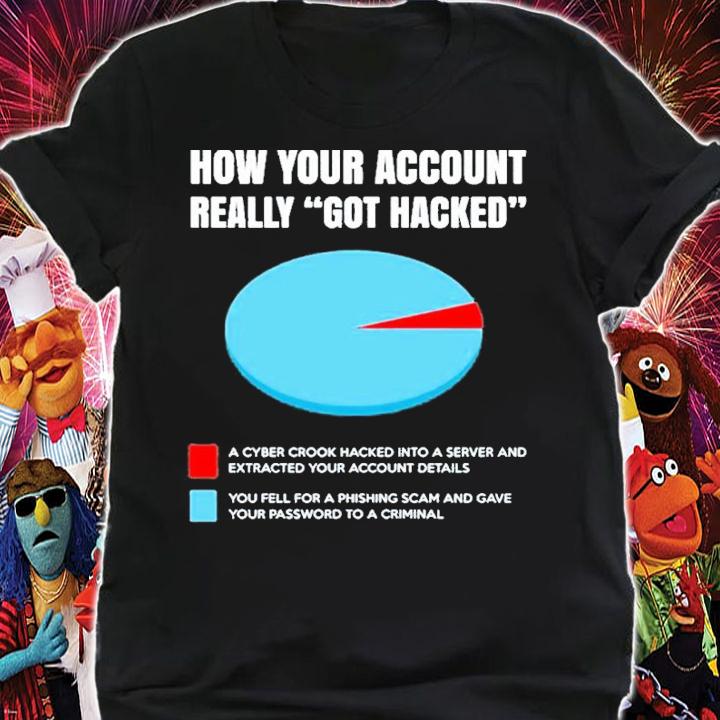 How your account really got hacked shirt t-shirt shirt