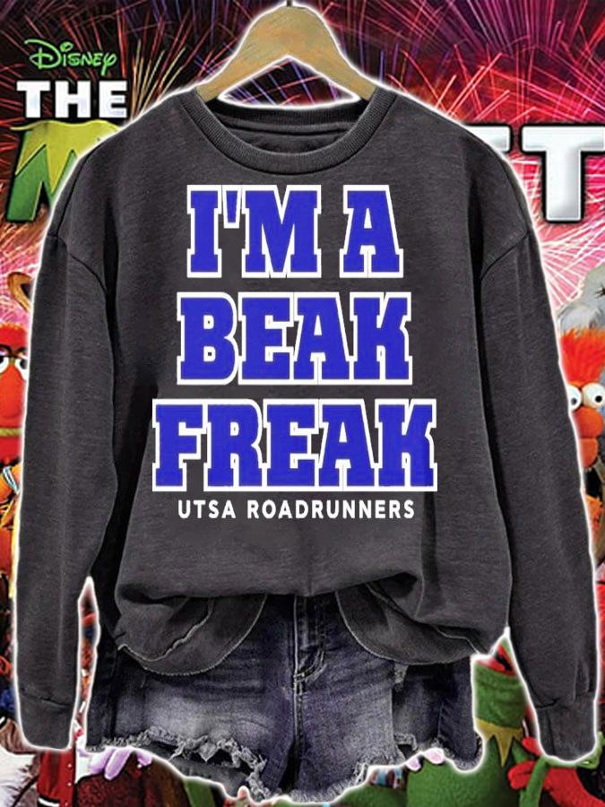 I'm A Beak Freak Utsa Roadrunners Shirt t-shirt sweatshirt