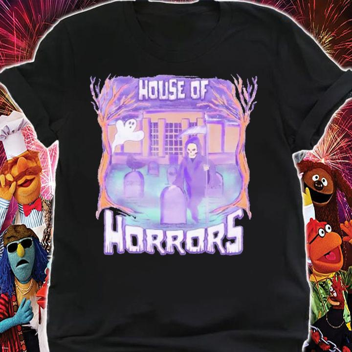 House of horrors grim reaper and ghost shirt t-shirt shirt