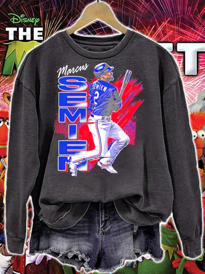Marcus Semien Retro Grunge MLBPA shirt t-shirt sweatshirt