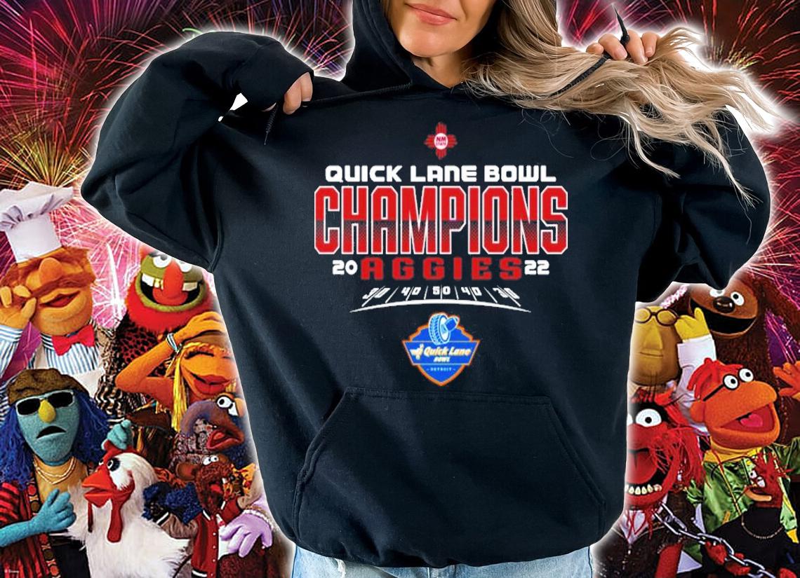 Mexico State NCAA Quick Lane Bowl Champions 2022 Shirt t-shirt hoodie