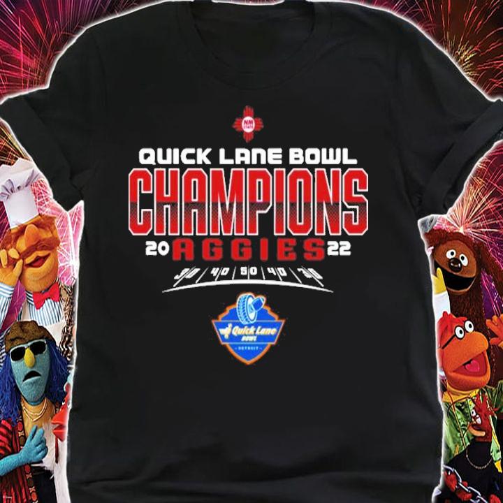 Mexico State NCAA Quick Lane Bowl Champions 2022 Shirt t-shirt shirt