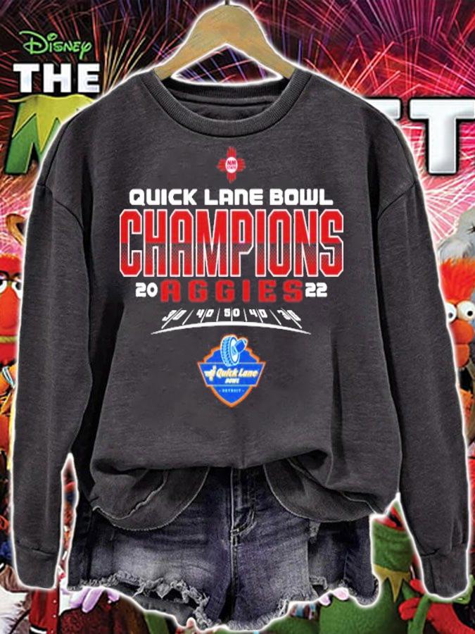 Mexico State NCAA Quick Lane Bowl Champions 2022 Shirt t-shirt sweatshirt