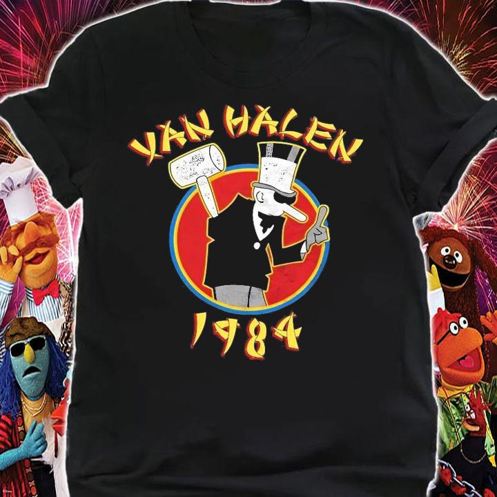 Nice mens Van Halen 1984 Hammer Guy shirt t-shirt shirt