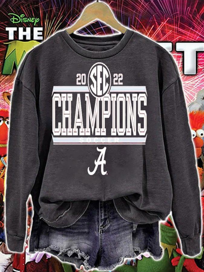 Alabama Crimson Tide 2022 Women's Soccer SEC Regular Season Champions shirt t-shirt