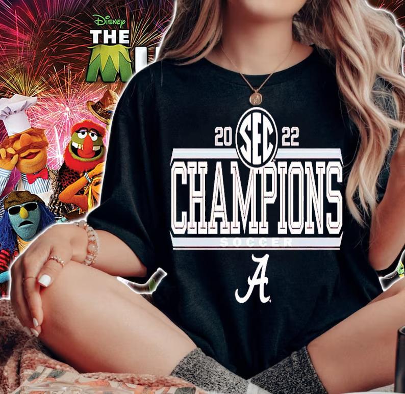 Alabama Crimson Tide 2022 Women's Soccer SEC Regular Season Champions shirt t-shirt