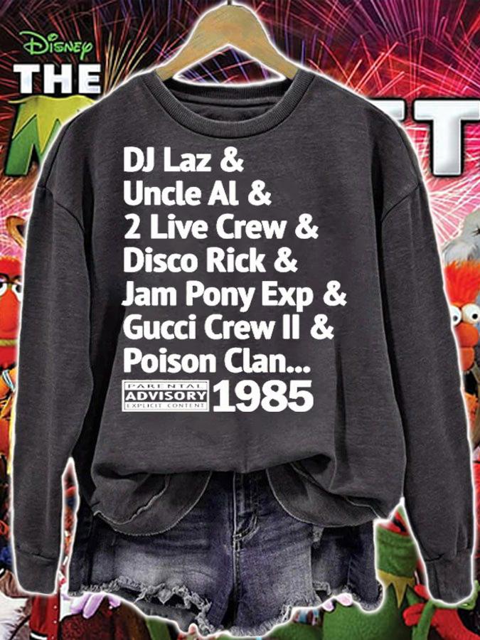 DJ Laz Uncle Al 2 Live Crew Disco Rick Jam Pony Exp Gucci Crew Ii Poison Clan Shirt t-shirt sweatshirt
