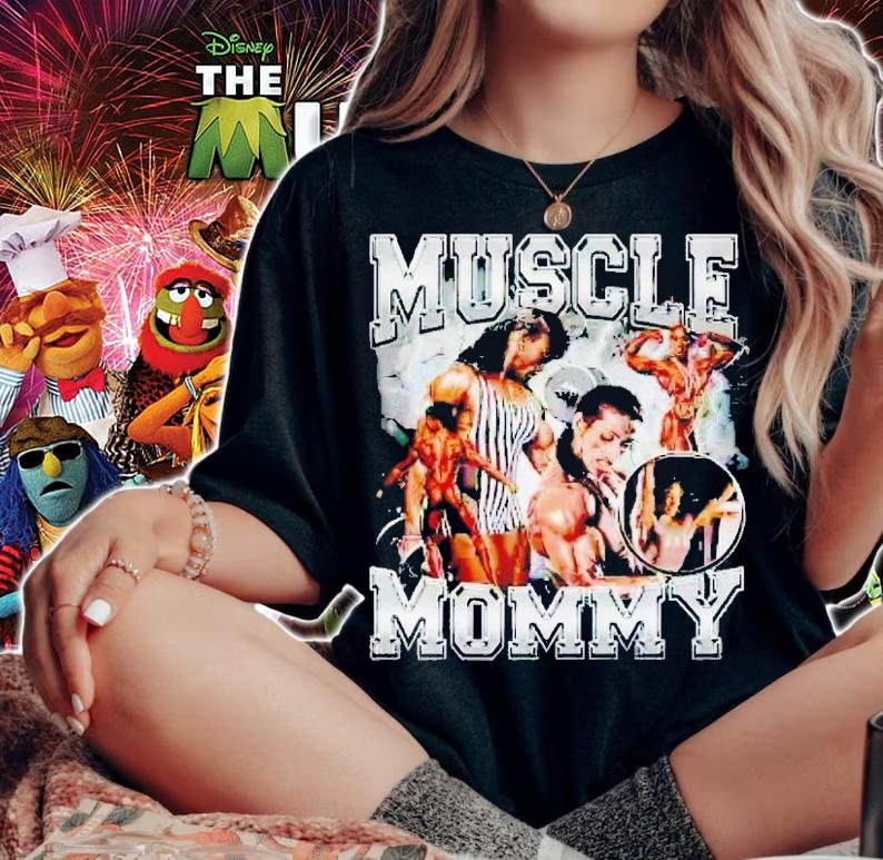 Muscle mommy shirt t-shirt woman shirt