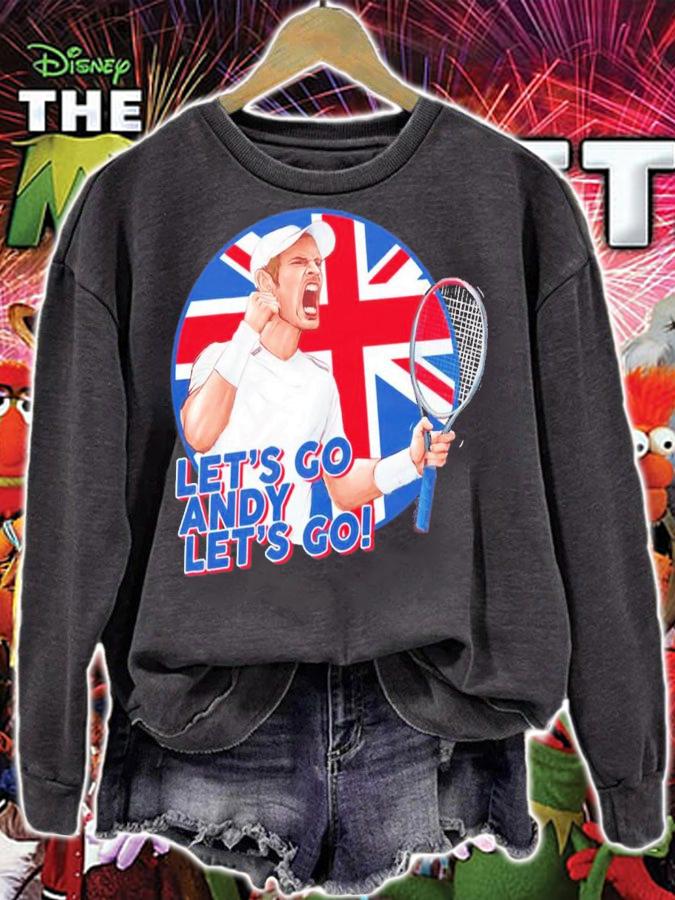 Let's Go Andy Team Andy Murray Tennis T-Shirt t-shirt