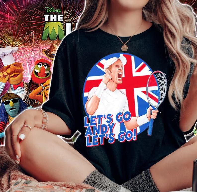 Let's Go Andy Team Andy Murray Tennis T-Shirt t-shirt
