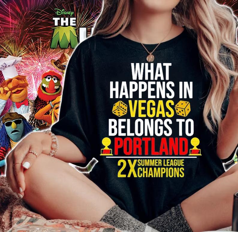 What happens in Vegas belongs to Portland shirt t-shirt