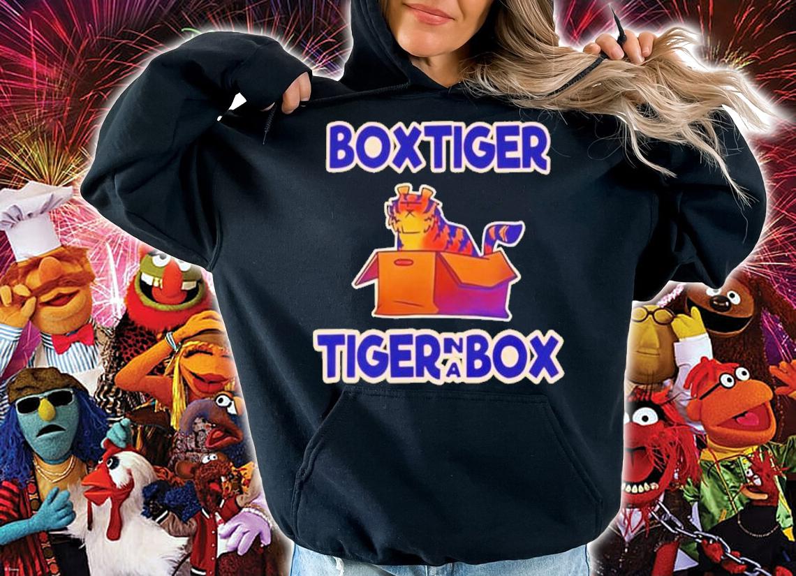 Box tiger tiger in a box shirt t-shirt