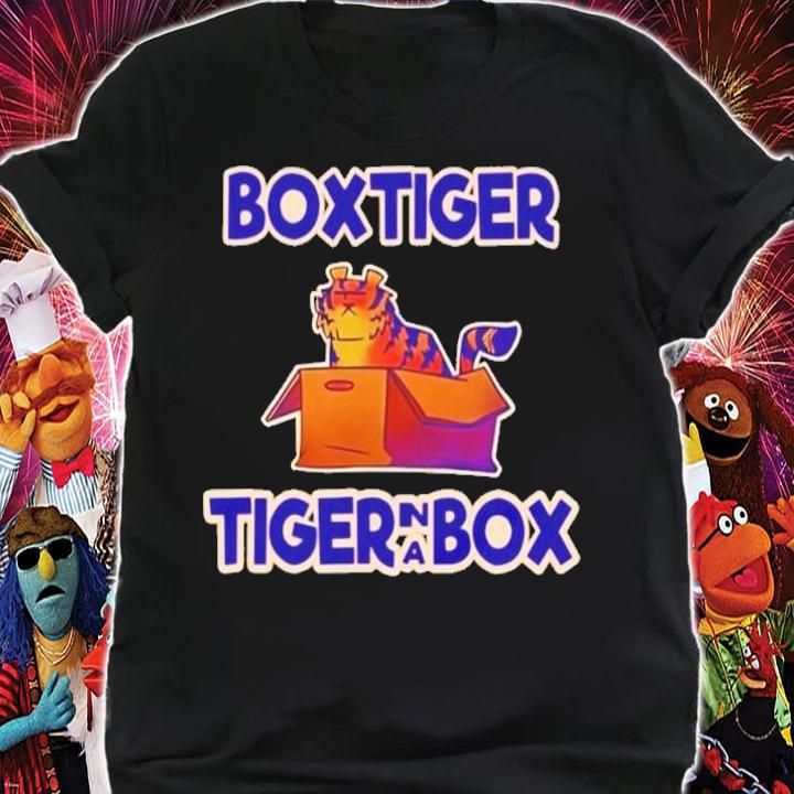 Box tiger tiger in a box shirt t-shirt