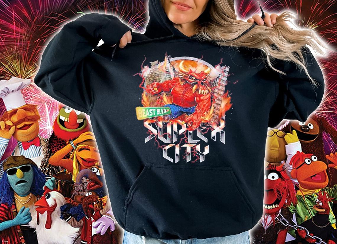 Brock Lesnar Suplex City Beast BLVD Authentic shirt t-shirt hoodie