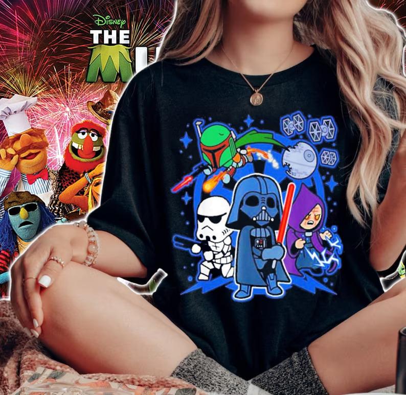 Kawaii Darth Vader Star Wars Chibi Team Shirt t-shirt woman shirt