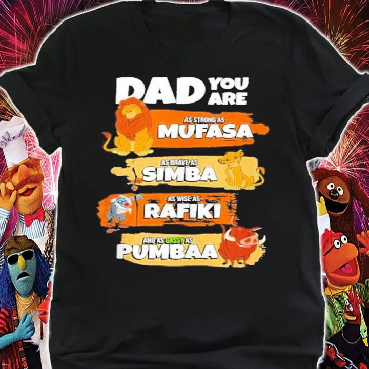 Lion King Dad You Are Word Stack Shirt t-shirt