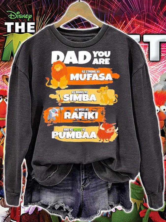 Lion King Dad You Are Word Stack Shirt t-shirt