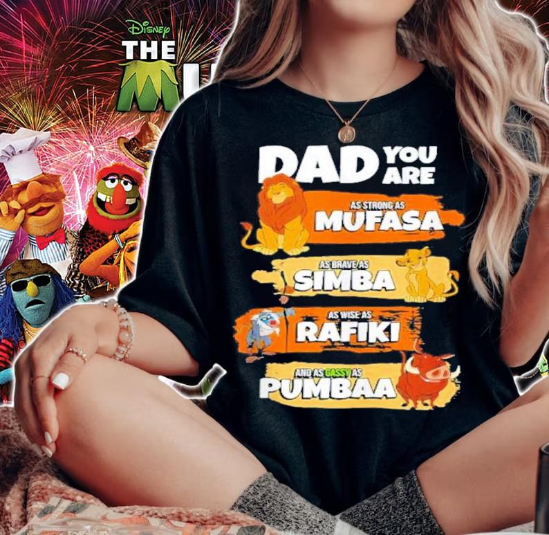 Lion King Dad You Are Word Stack Shirt t-shirt