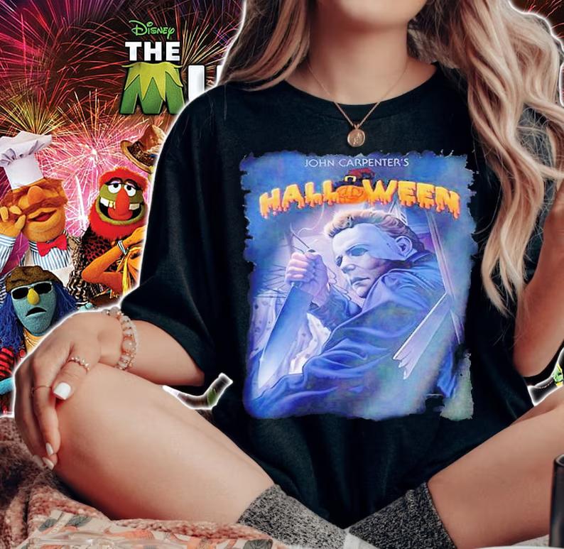 Michael Myers Halloween Movies 2022 Spooky Season T-Shirt t-shirt woman shirt
