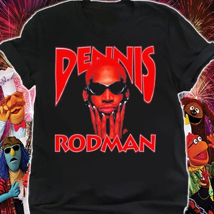 No 91 NBA Basketball Player Dennis Rodman Retro Vintage Shirt t-shirt