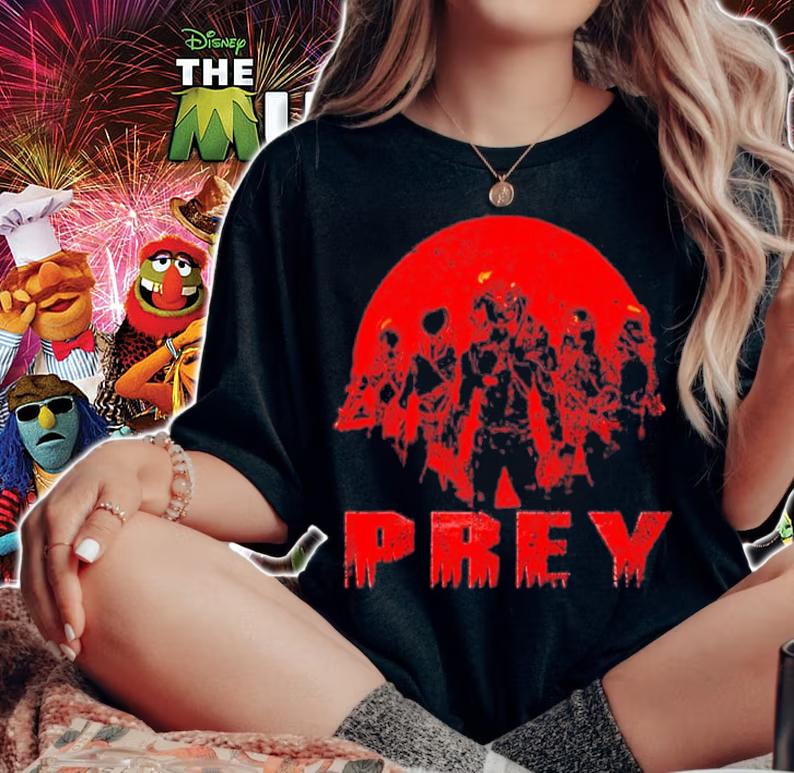Predator Prey For Movie Red Crack T-Shirt t-shirt