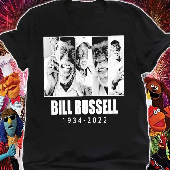 RIP Legend Basketball Bill Russell 1934-2022 Shirt t-shirt