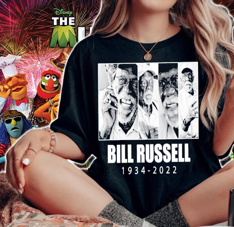 RIP Legend Basketball Bill Russell 1934-2022 Shirt t-shirt