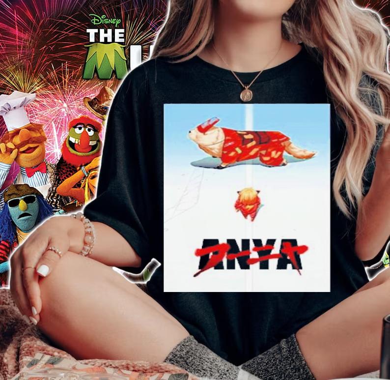 Anya Akira Anime meme shirt t-shirt woman shirt