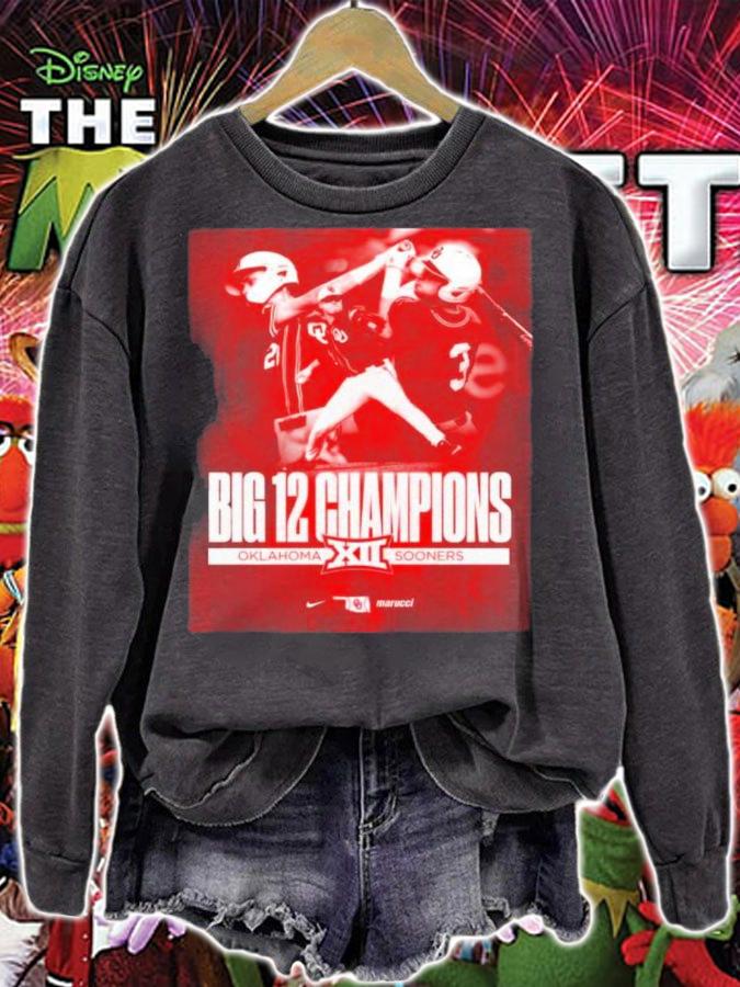 Big 12 Champions Oklahoma Sooners Baseball 2022 Shirt t-shirt sweatshirt