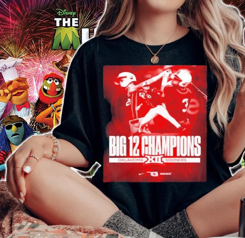 Big 12 Champions Oklahoma Sooners Baseball 2022 Shirt t-shirt woman shirt